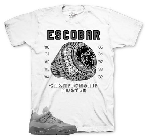 Retro 4 Wet Cement Champ Hustle Shirt