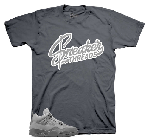 Retro 4 Wet Cement ST Logo Shirt