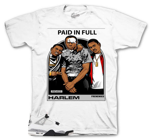 Retro 4 White Cement Frenemies Shirt