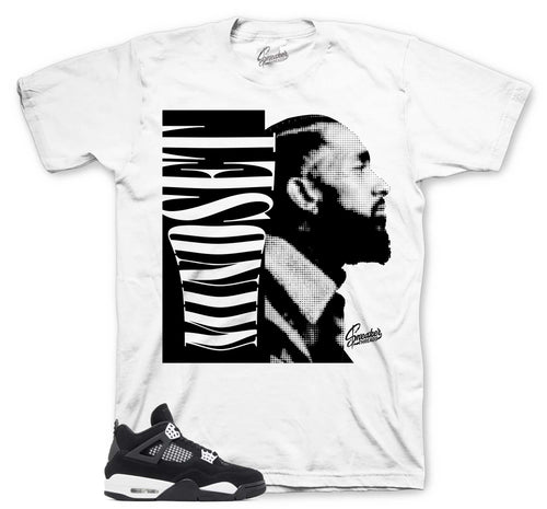 Retro 4 White Thunder Mindset Shirt