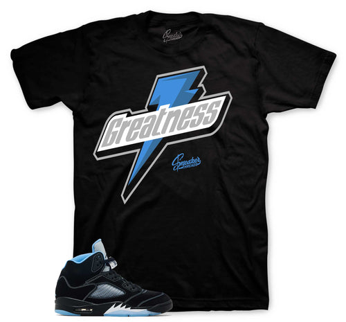 Retro 5 Black Carolina Greatness Shirt