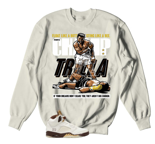 Retro 5 Golden Ticket Trilla Sweater