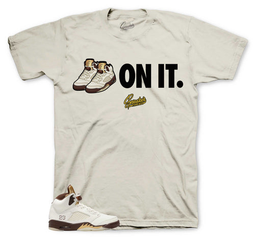 Retro 5 Golden Ticket 5 On It Shirt