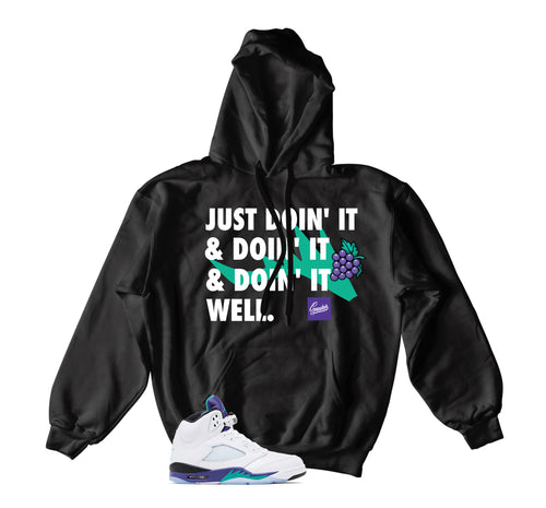 Retro 5 Grape Doin It Well Hoody