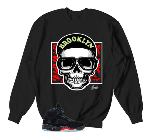 Fresh 2 Death Sweater | Jordan 5 Halloween