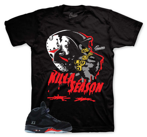 Killa Season Graphic T-Shirt | Jordan 5 Halloween