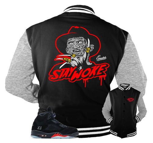 Stay Woke Jacket | Jordan 5 Halloween
