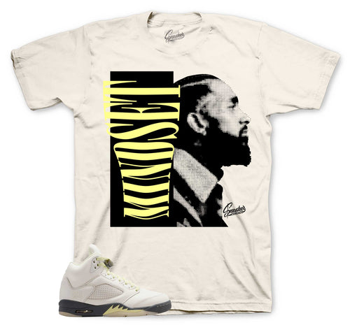 Retro 5 Luminous Green Mindset Shirt