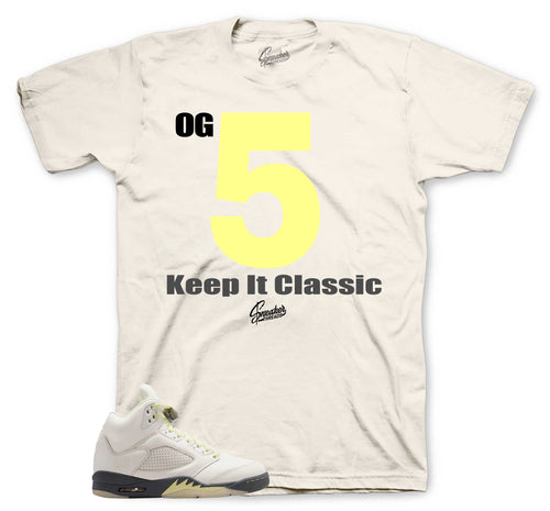 Retro 5 Luminous Green Keep It Classic Shirt