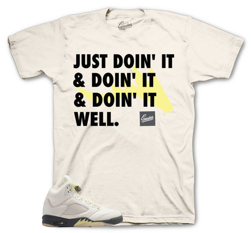 Retro 5 Luminous Green Doin It Shirt