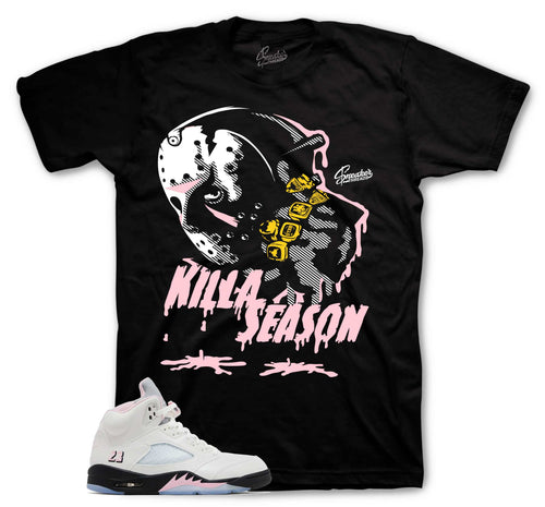 Retro 5 Soft Pink Killa Season Shirt