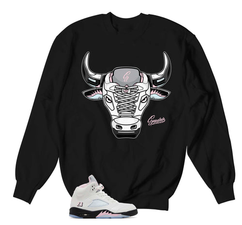 Retro 5 Soft Pink War Bully Sweater