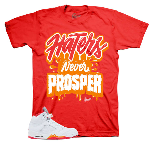 Haters Never Prosper Graphic T-Shirt | Jordan 5 Sunset