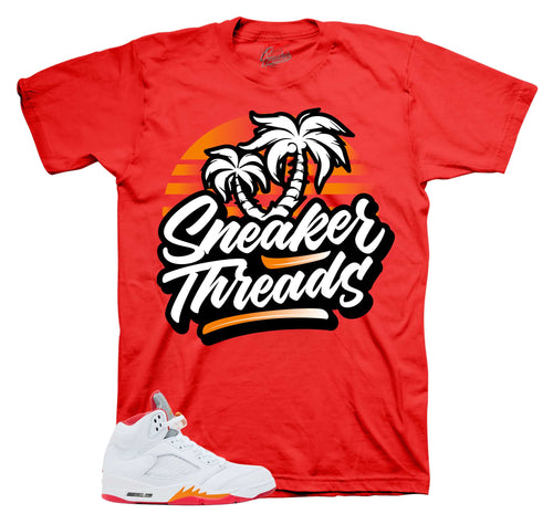 Palms Graphic T-Shirt | Jordan 5 Sunset