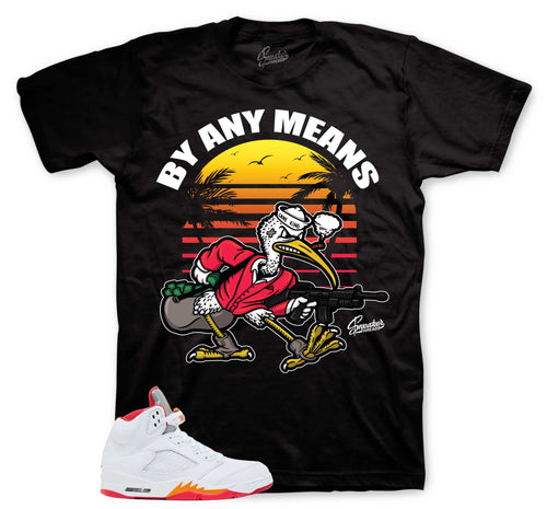 By Any Means Graphic T-Shirt | Jordan 5 Sunset