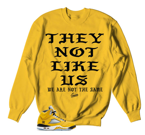 Retro 5 Tokyo Not like Us Sweater