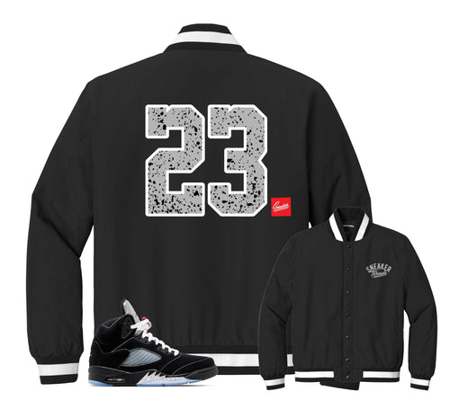 Retro 5 Black Metallic Two Three Insulated Jacket