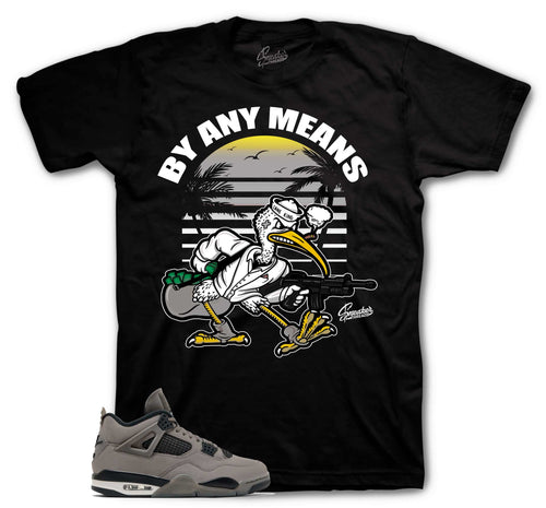 Retro 4 Cave Stone By Any Means Shirt