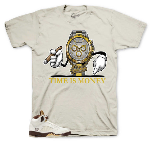 Retro 5 Golden Ticket Time Is Money Shirt