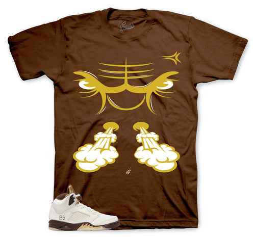 Retro 5 Golden Ticket Raging Face Shirt