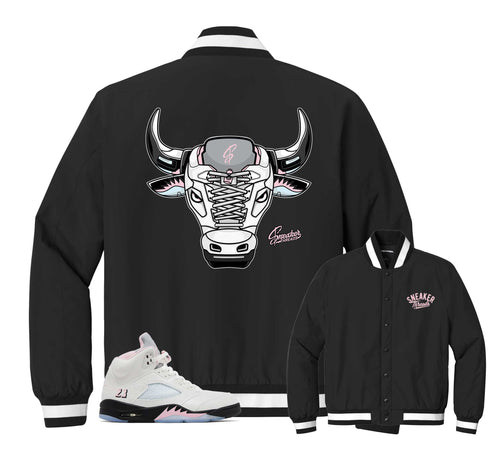 Retro 5 Soft Pink War Bully Insulated Jacket