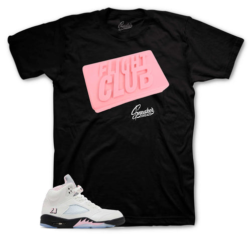 Retro 5 Soft Pink Flight Shirt