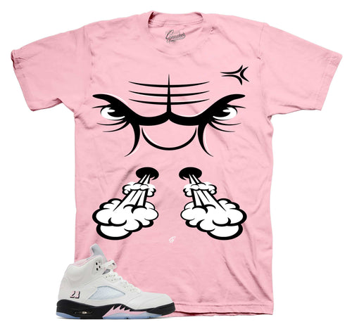 Retro 5 Soft Pink Raging Face Shirt
