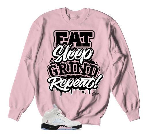 Retro 5 Soft Pink Daily Routine Sweater
