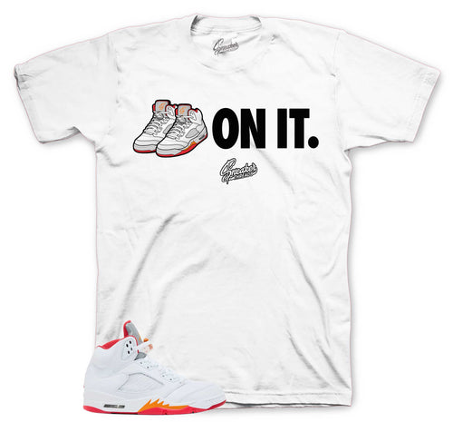 5 On it Graphic T-Shirt | Jordan 5 Sunset