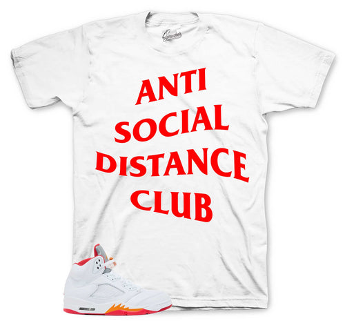 Social Distance Graphic T-Shirt | Jordan 5 Sunset