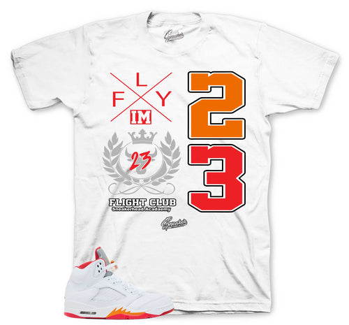 Flight Crest Graphic T-Shirt | Jordan 5 Sunset