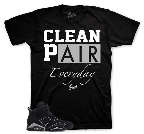 Retro 6 Cap & Gown Clean Pair Shirt