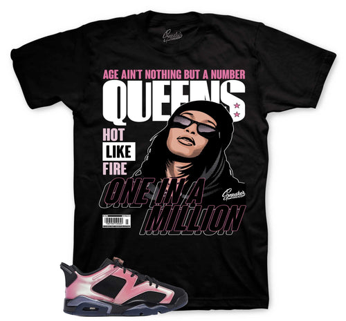 Retro 6 Low Desert Berry Queen Shirt