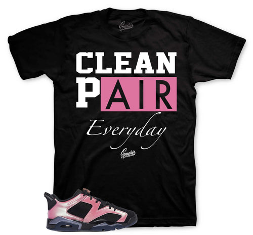 Retro 6 Low Desert Berry Clean Pair Shirt