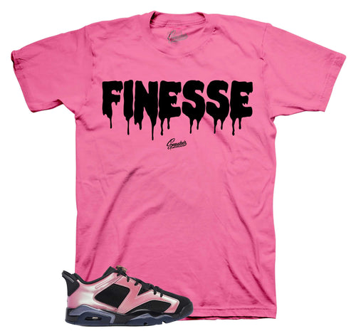 Retro 6 Low Desert Berry Finesse Shirt