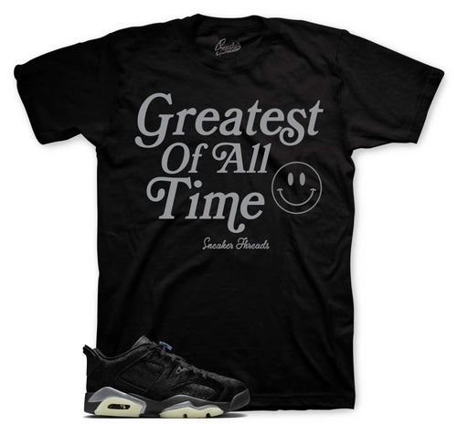Retro 6 Low Blackout Goat Shirt