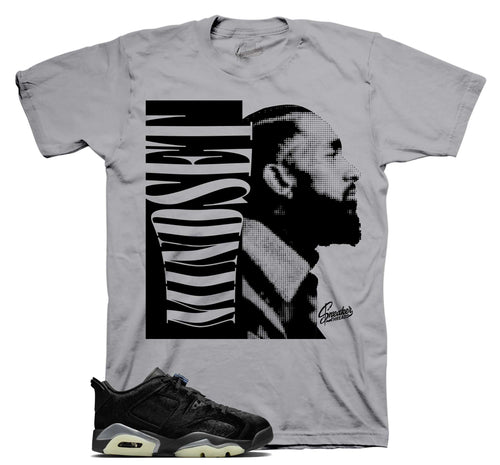 Retro 6 Low Blackout Mindset Shirt