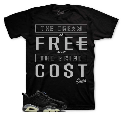 Retro 6 Low Blackout Cost Shirt