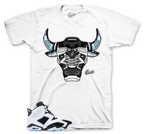 Retro 6 White Black War Bully Shirt