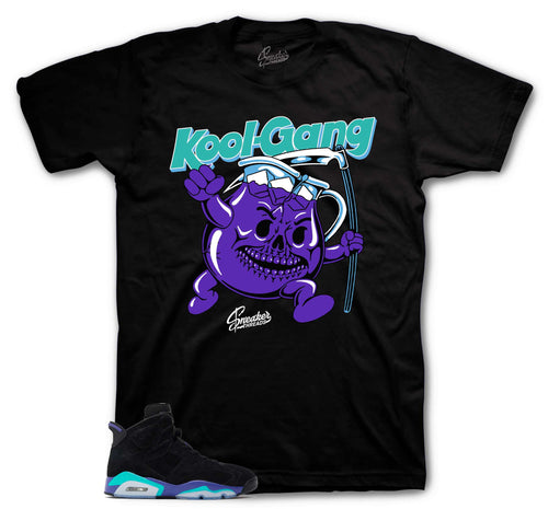 Retro 6 Aqua Kool Gang Shirt