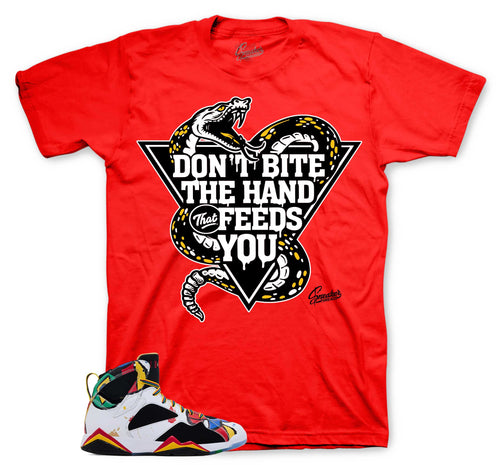 Retro 7 Miro Don't Bite The Hand Shirt