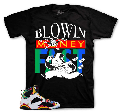 Retro 7 Miro Blowing Money Shirt
