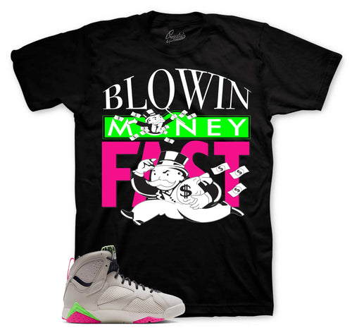 Retro 7 Tennis Day Blowin Money Shirt