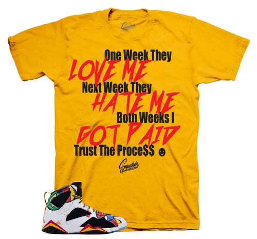 Retro 7 Miro Trust The Process Shirt