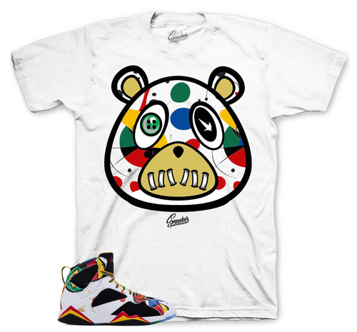 Retro 7 Miro Sneaker Bear Shirt