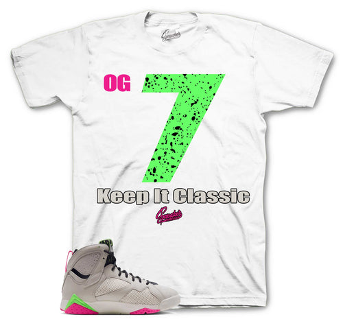 Retro 7 Tennis Day Keep It Classic Shirt