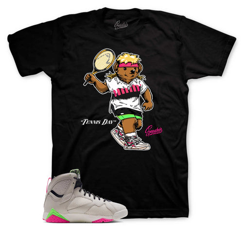 Retro 7 Tennis Day Tech Bear Shirt