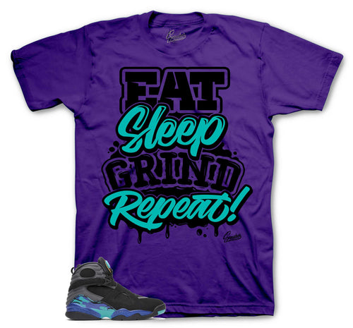 Retro 8 Aqua Daily Routine Shirt