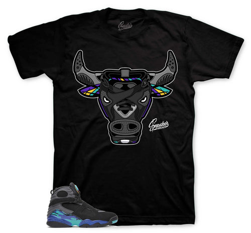 Retro 8 Aqua War Bully Shirt