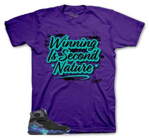 Retro 8 Aqua Second Nature Shirt